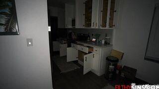 Bathroom fuck sesh with the stepsiblings