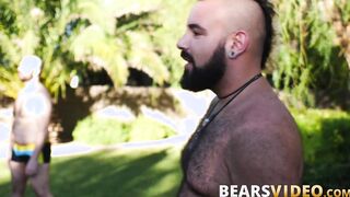 Kinky cub Dax Librastic sucks daddy dick before bareback