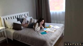 Fucking my Stepsister for Bad College Gr