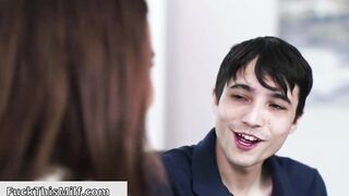 Shy Teen Bangs His Bully's HOT Stepmom Natasha Nice!