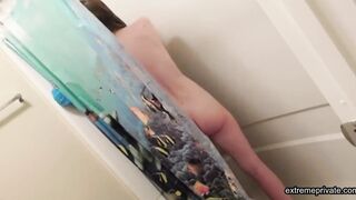 My stepdaughter caught with a mounted dildo