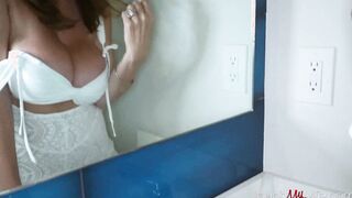 Watching my busty wife get creampie by stranger