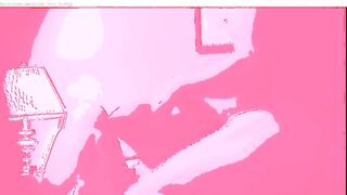 hot hot sex on the bed in pink screen