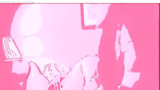 hot hot sex on the bed in pink screen