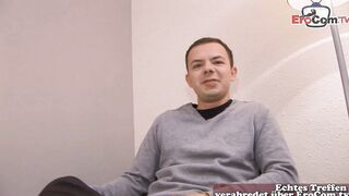 German College Girl 18 year old make Sex Casting with a Stranger and screwed