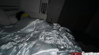 Gem Jewels and stepbro fuck in the bathroom