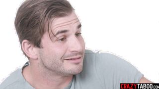 Big cock guy surprised with threesome
