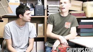 Stealing twinks get their asses pummeled by black security