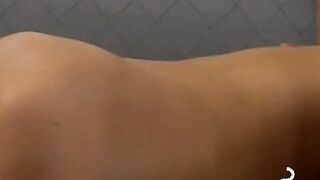 Smoke and cock jerking off fun with attractive dude at home