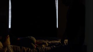 Pounding stepdaughter pussy while my wife asleep
