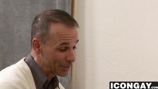 Rodney Steele and Josh Stone enjoying in hard sex action