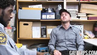 Security officer disciplined and barebacked by black boss