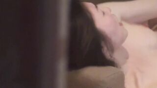Japanese hottie filmed while fucked with voyeur cam