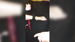 My slave PandaBaby being used by PandaDaddy four being bad