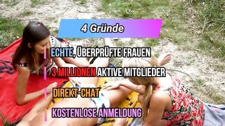 OUTSIDE ANAL CUMSHOT Dreier mit Lesben kussen