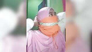 Self gagging indonesian with masker
