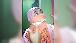 Self gagging indonesian with masker