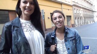 Tiffany partage la bite de son mari avec Ania Kinski