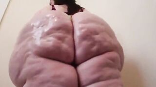 Ssbbw long cellulite dimple booty shake