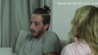 Skinny body women does a night stand with a long