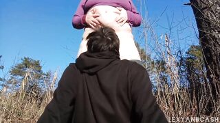Public Stand Up Vagina Eating- LexyAndCash