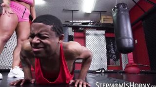 Leila LaRocco disciplines stepson by riding his raging dick