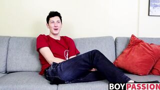Hot tight ass and hung twink Kyler Rex gets to jack off