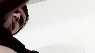 Smoke and cock sucking encounter with captivating twink