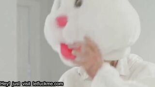 cumshot mom and daughter hunt for easter bunny cock and cum! s7:e9