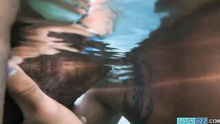 Angel and Eman decide to fuck right in the pool
