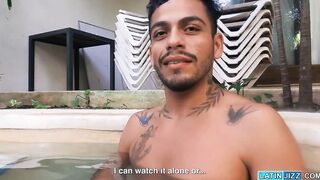 Angel and Eman decide to fuck right in the pool