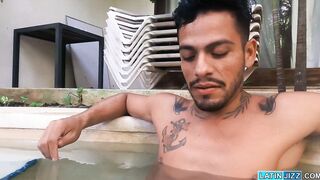 Angel and Eman decide to fuck right in the pool