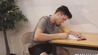 Troyes tiny hole is fucked by Christian