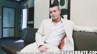 Jerk off day arrived for classy and muscled young man