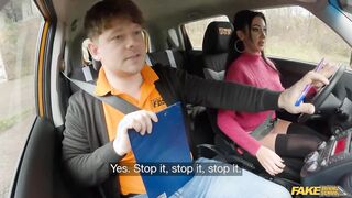 Big tits student stuns her teacher