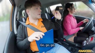 Big tits student stuns her teacher