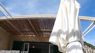 I have a surprise for you... The best double blowjob ｜ Capri, Italy