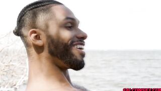 Ricky Roman and Tony Genius have anal outdoor sex