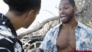 Ricky Roman and Tony Genius have anal outdoor sex