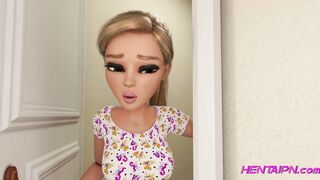 Animated FUTANARI Chicks Rough ANAL Sex