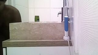 Indian stepdaughter spied in the shower
