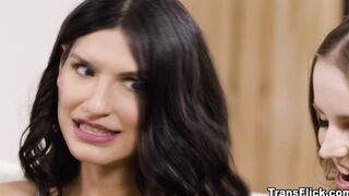 Zariah Aura eating out Codi Vores pussy