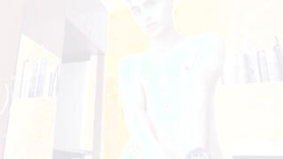 Cute Latin twink Nick Maori masturbates in homemade video