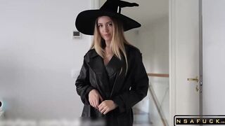 A Witch at a Halloween Party got