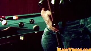 Vintage gay studs bareback drilling ends with hot cum facial