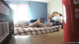 Peeping at mom's big ass as she enjoys a cock