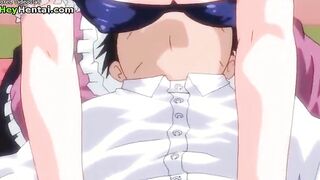 Horny guy gets pleased by amazing busty maid