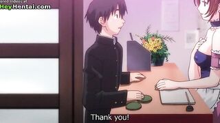 Horny guy gets pleased by amazing busty maid