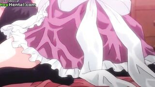 Horny guy gets pleased by amazing busty maid