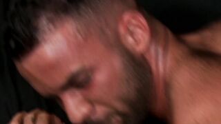 Dick sucking jock getting his tight ass hole rammed